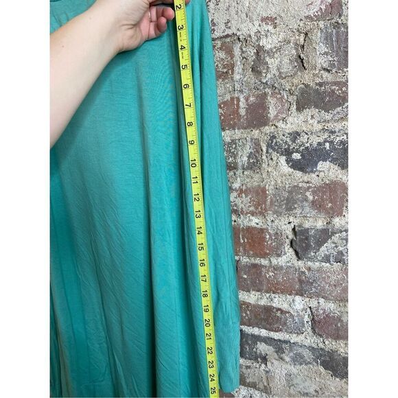 Torrid Super Soft Knit Cardigan Aqua Green Size 3X NWT - Picture 11 of 13